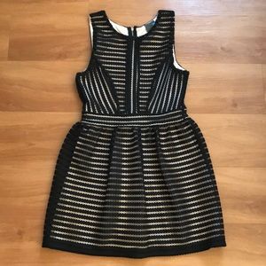 Trixxi Black and Nude Dress. Size 3